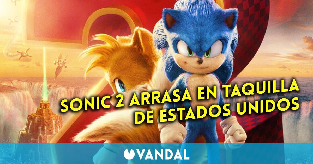 Sonic 2, la película se convierte en la adaptación de videojuegos más taquillera en EE.UU.