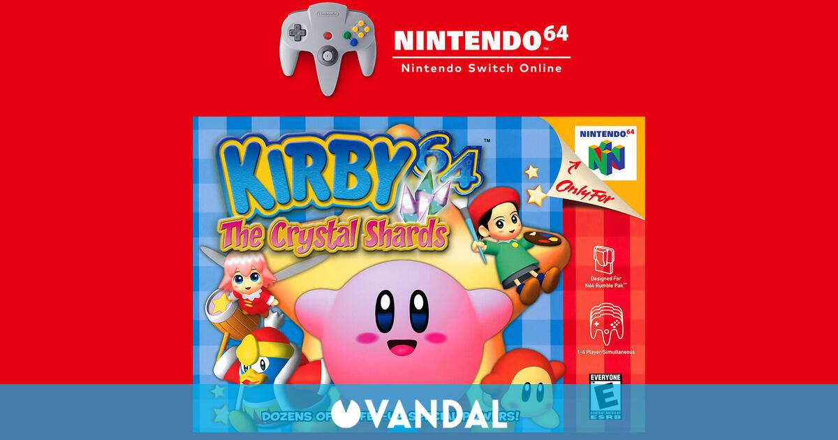 Kirby 64: The Crystal Shards llegará a Nintendo Switch Online el 20 de mayo