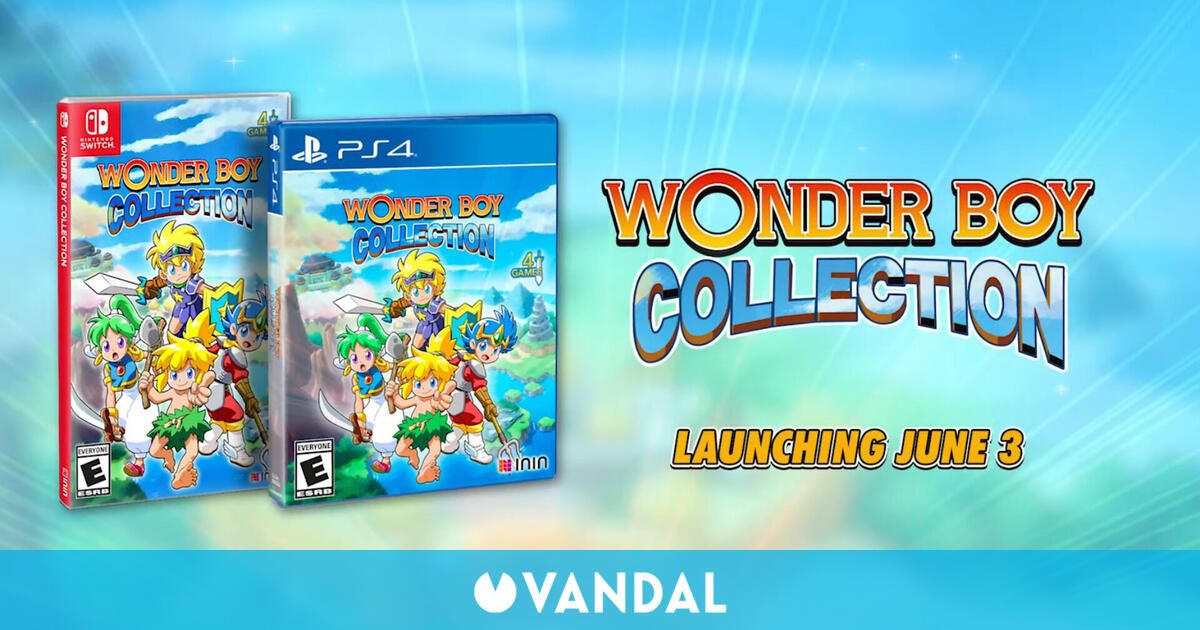 Wonder Boy Collection: El recopilatorio para Switch y PS4 se lanza el 3 de junio