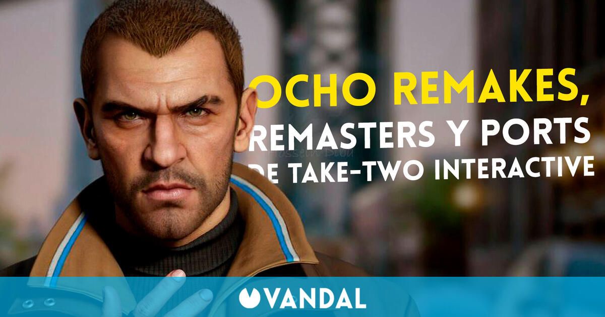 Take-Two planea lanzar ocho remakes, remasters y ports antes de abril de 2025