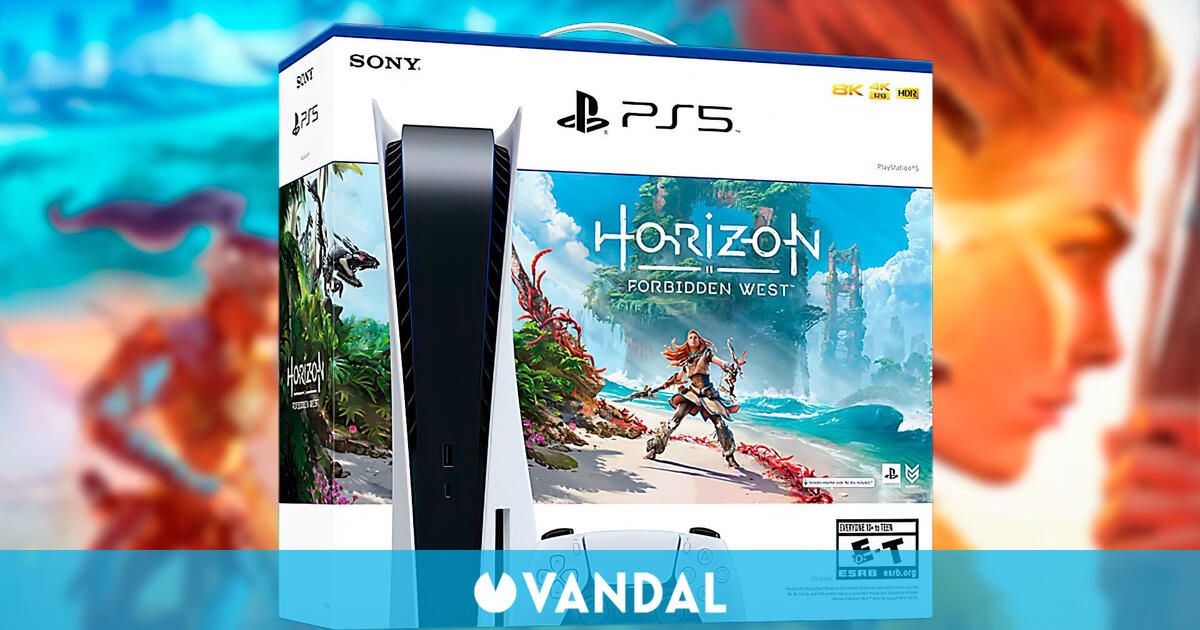 El primer pack oficial de PlayStation 5 incluye el juego Horizon Forbidden West