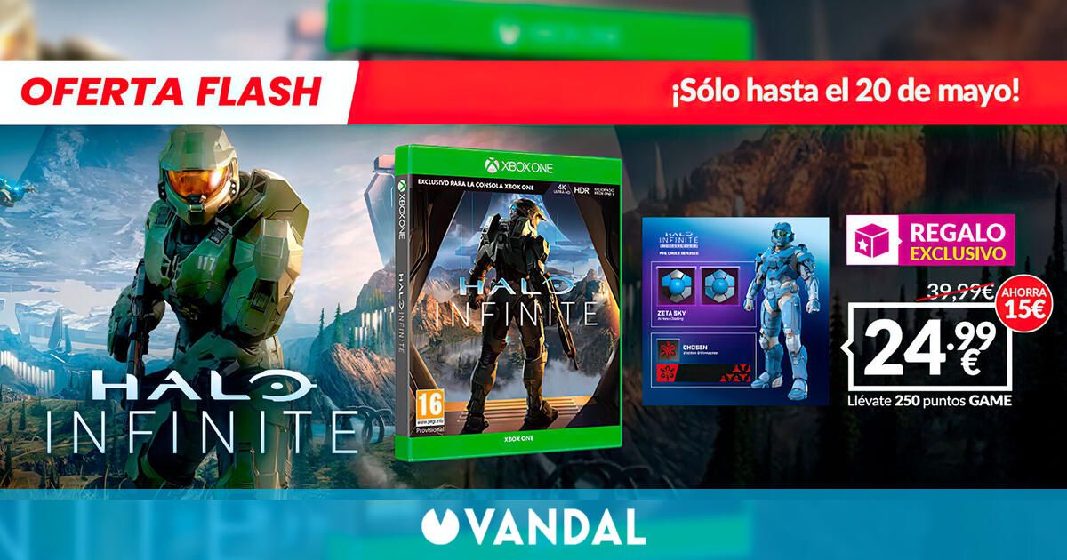 La nueva Oferta Flash de GAME te trae Halo Infinite por 29,99 euros, solo durante hoy