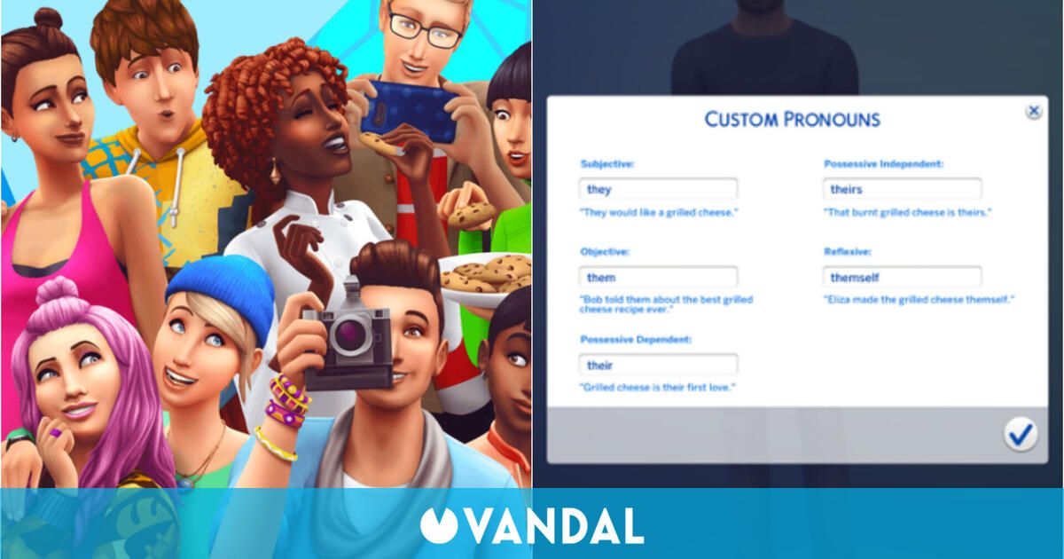 Los Sims 4 añade pronombres personalizables, pero todavía no están en español