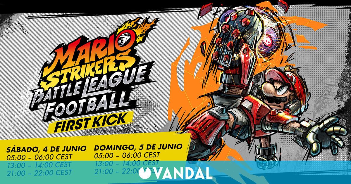Mario Strikers: Battle League Football tendrá una demo online el 4 y el 5 de junio