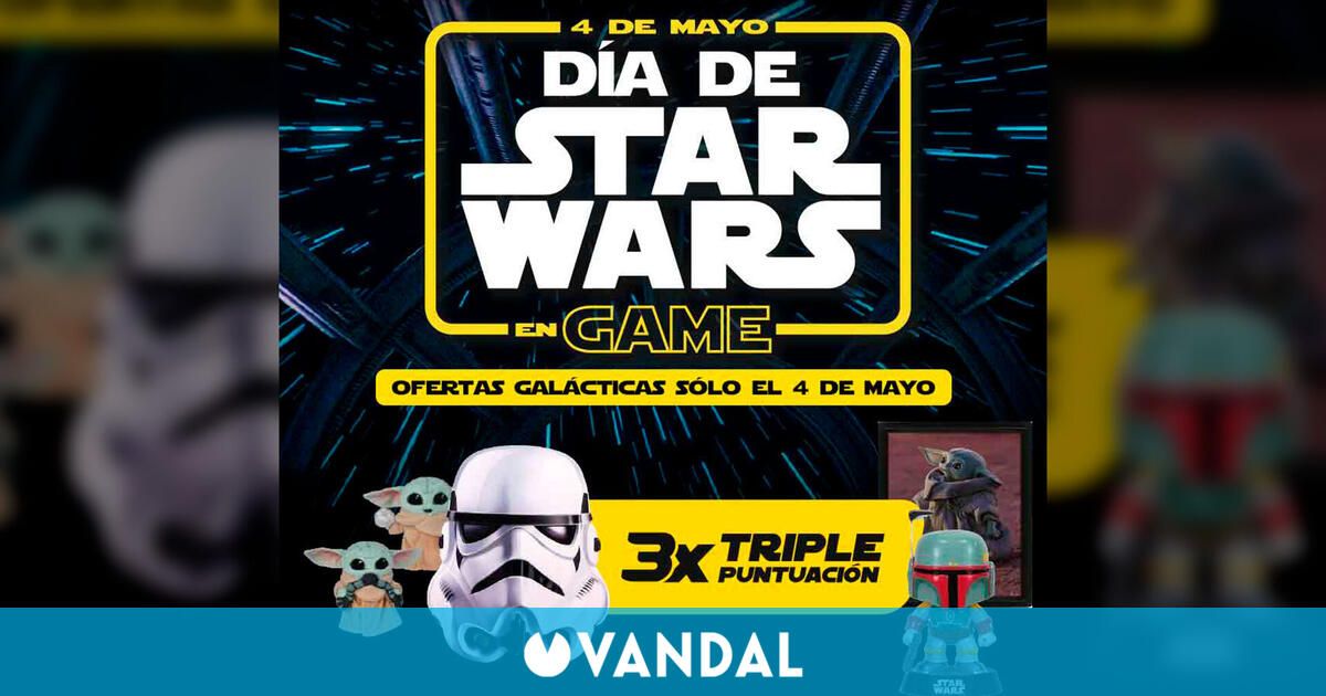 Celebra Star Wars en GAME con ofertas en juegos, triple puntuación y regalos exclusivos