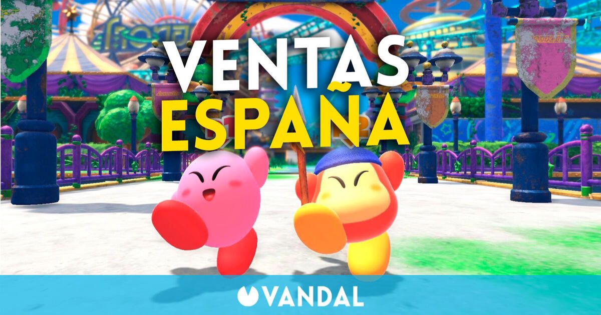Kirby y la tierra olvidada volvió a ser el juego más vendido en España del 18 al 24 de abril