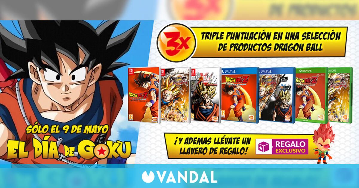 Celebra el Goku Day en GAME con ofertas de Dragon Ball y un llavero exclusivo de regalo