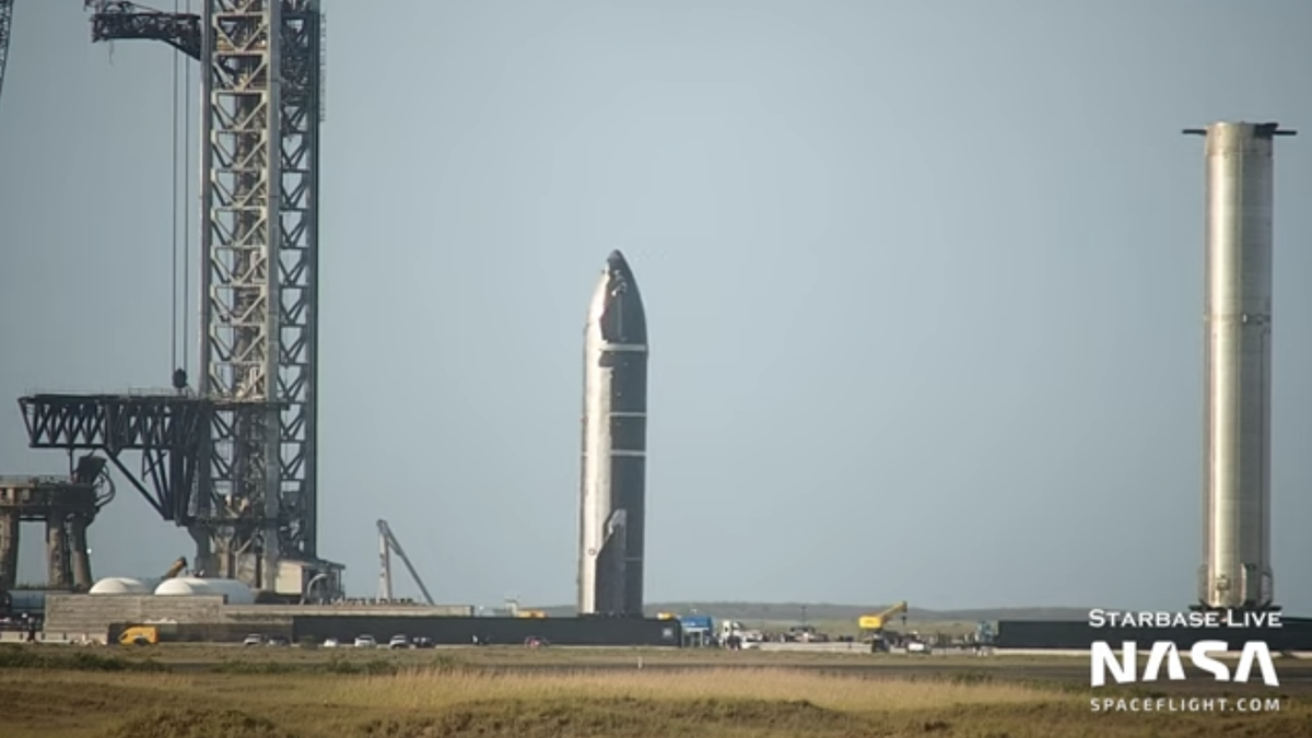Este es último prototipo de la nave espacial gigante de SpaceX