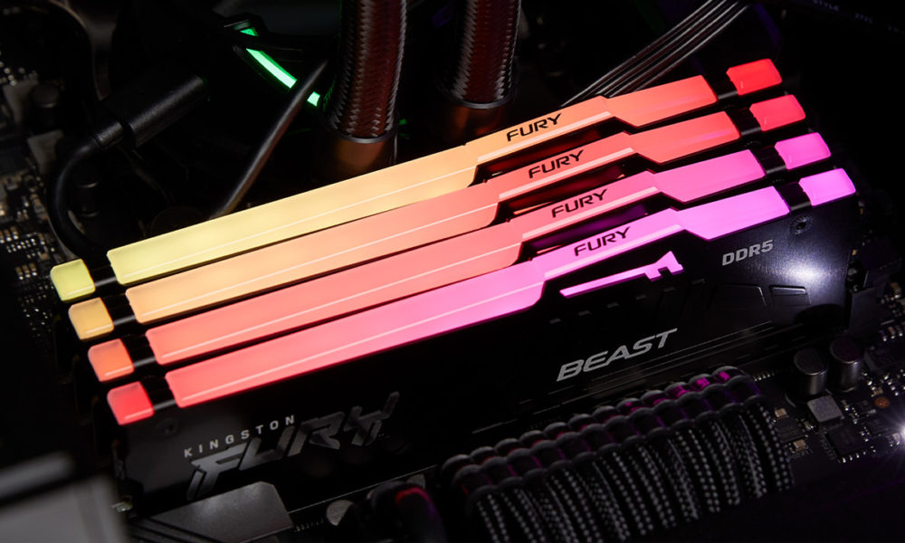 Kingston presenta las memorias RAM FURY Beast RGB DDR5