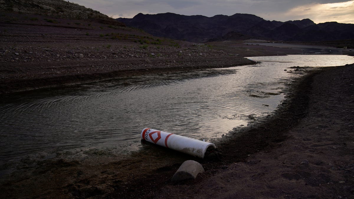 La sequía deja al descubierto un cadáver arrojado al lago Mead en Estados Unidos