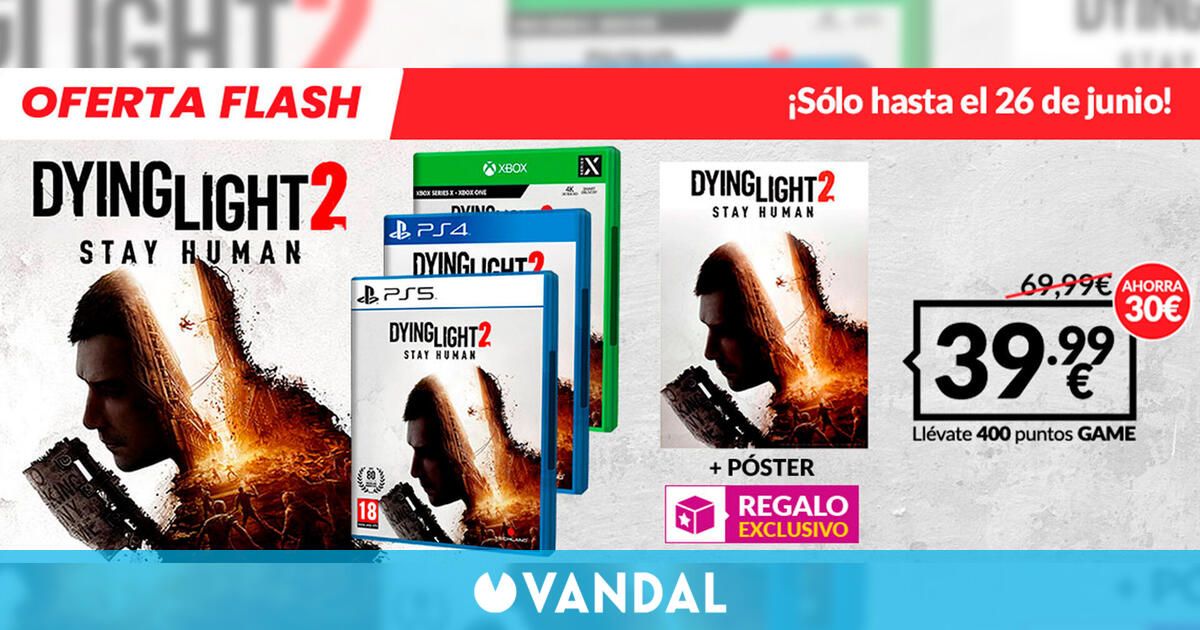 Consigue Dying Light 2 en GAME por 39,99 euros con póster de regalo