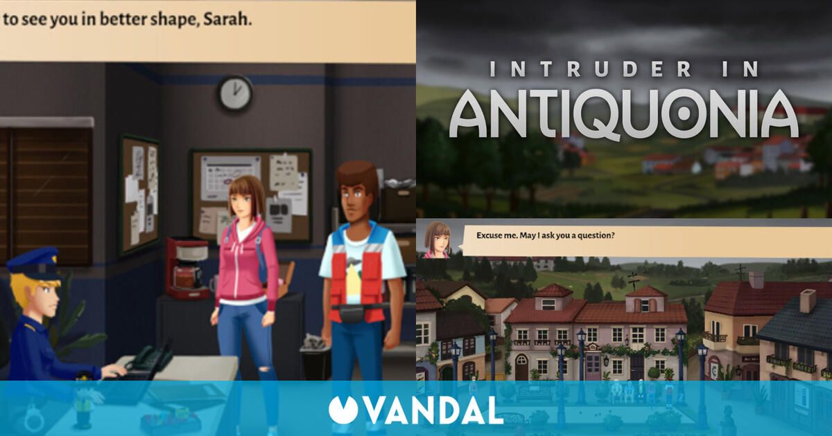 Así es Intruder in Antiquonia, una clásica aventura point & click que llega en julio a PC
