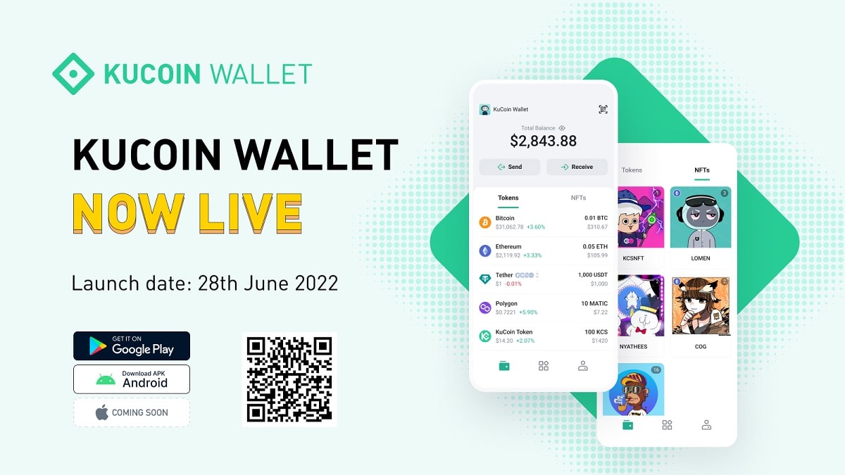 Finalmente llegó KuCoin Wallet, la billetera descentralizada para explorar la Web 3.0