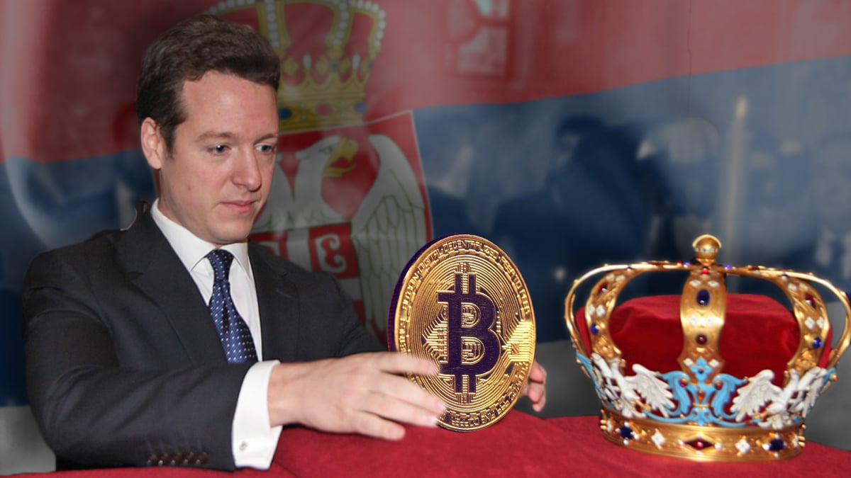 «La monarquía es un buen modelo de futuro para bitcoin», dice el Príncipe de Serbia