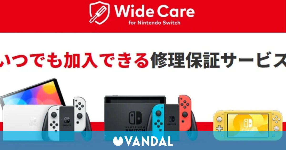 Nintendo lanza Wide Care en Japón, un servicio de suscripción de pago para reparaciones