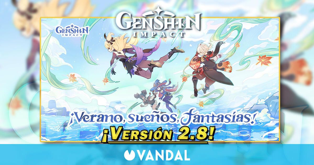 Genshin Impact: Ya disponible la v2.8 con nueva zona, personaje y más novedades