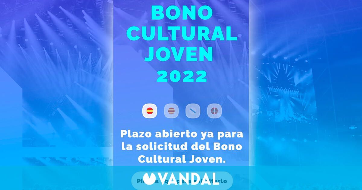 Ya se puede solicitar el Bono Cultural, del que 200 euros se pueden gastar en videojuegos