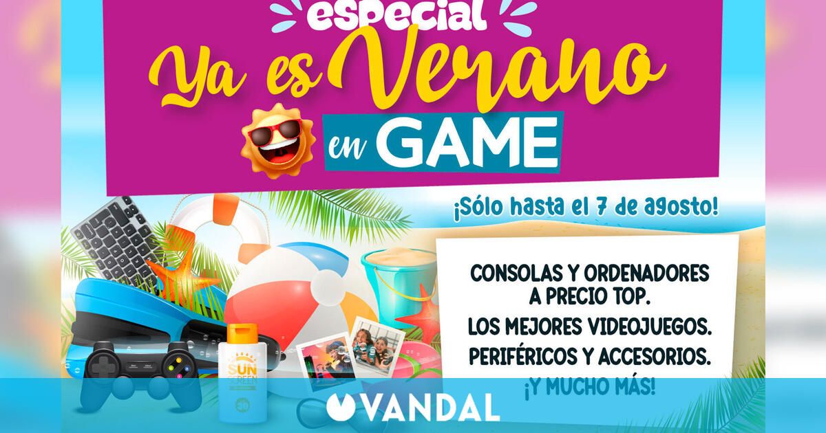 Comienzan las ofertas Ya es verano en GAME con descuentos en juegos, packs y mucho más