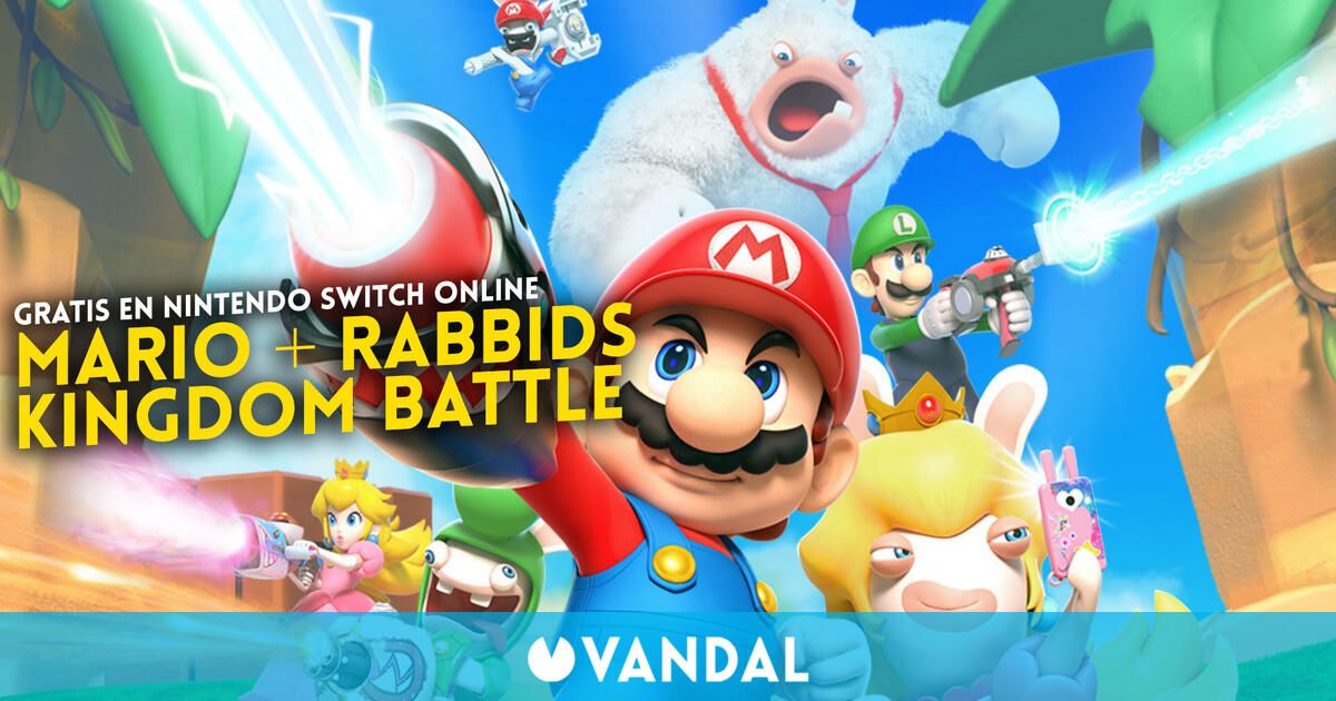 Mario + Rabbids: Kingdom Battle ya se puede jugar gratis con Nintendo Switch Online