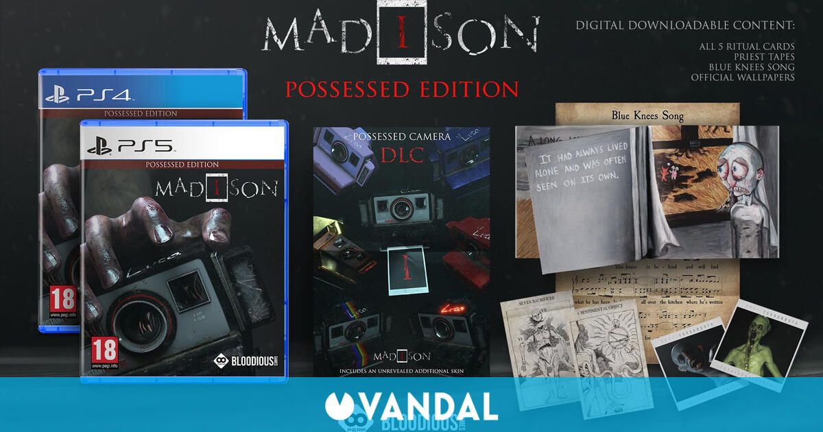 El juego de terror MADiSON ya está disponible en formato físico para PS4 y PS5