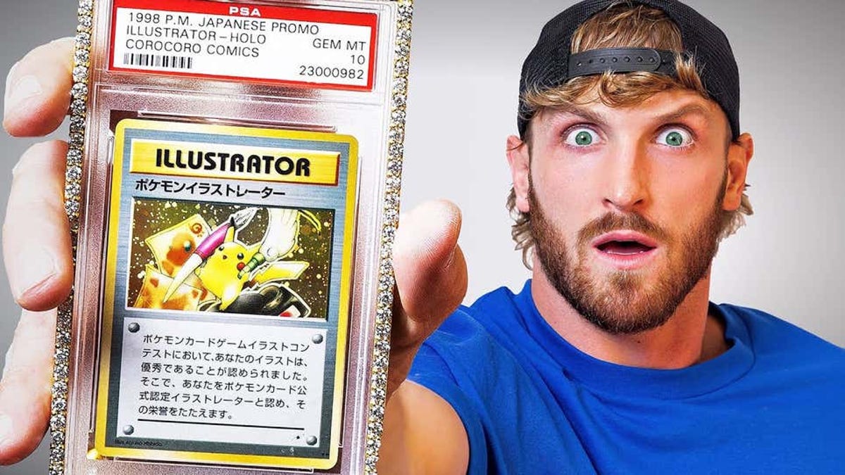 Logan Paul convierte la carta Pokémon más cara del mundo en NFT