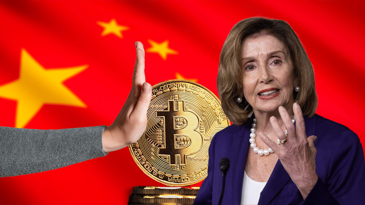 Nancy Pelosi viajó a Taiwán y China los sancionó, ¿Bitcoin podría verse afectado?