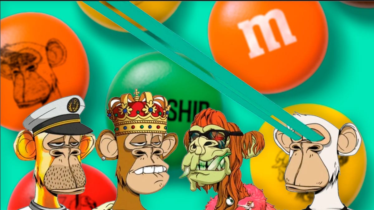 Los Bored Apes del BAYC llegan a los coloridos dulces M&M’s