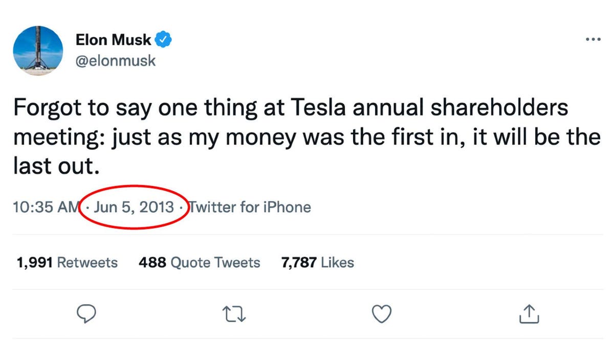 Musk vende $ 6.9 mil millones en acciones de Tesla