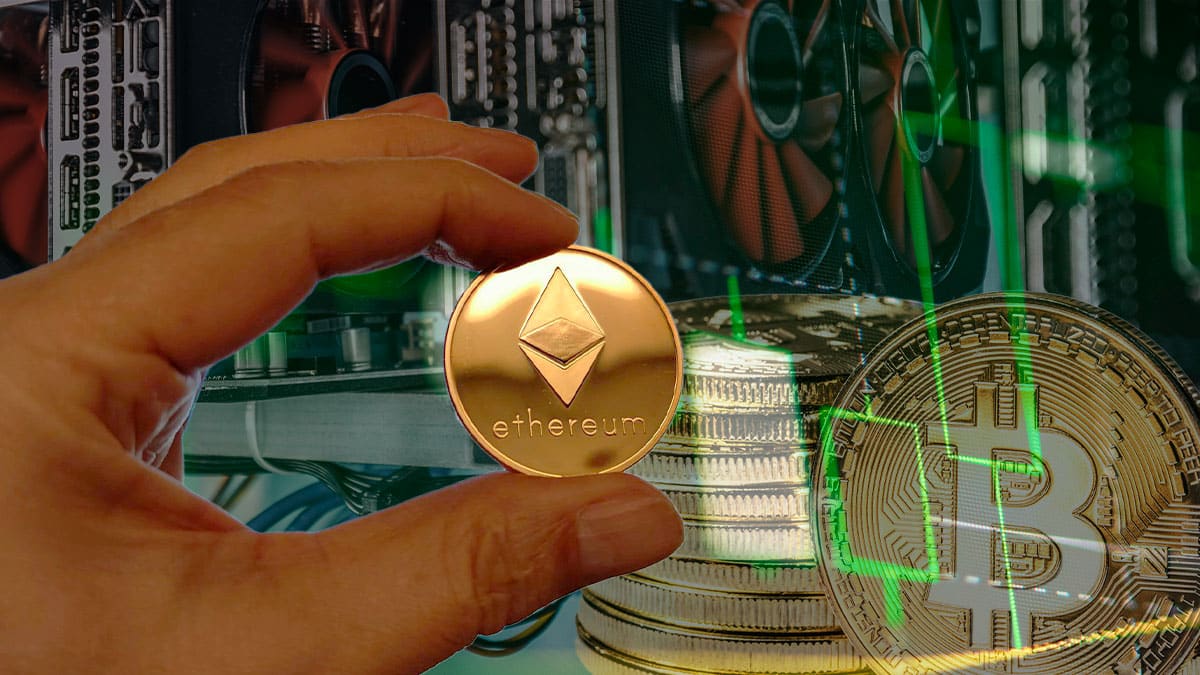 Mineros de Ethereum ganan más dinero que los de Bitcoin antes de la fusión