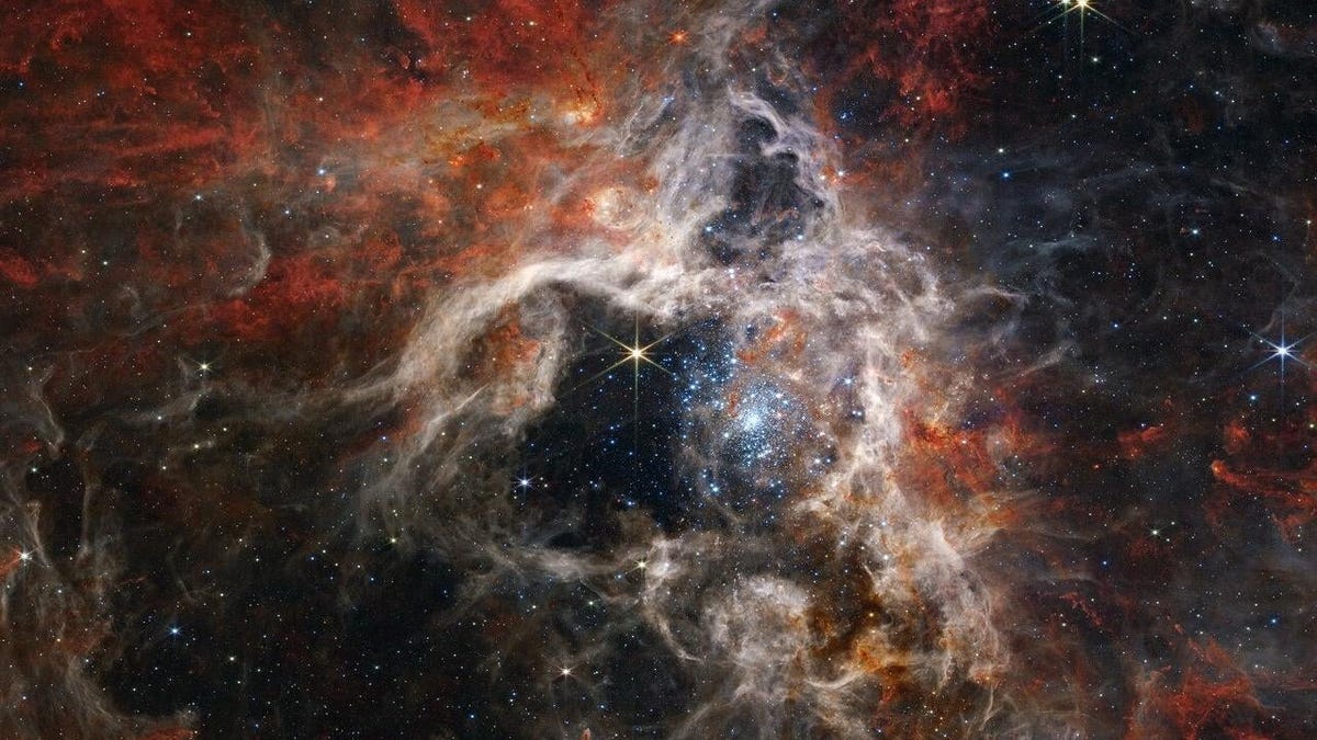 El telescopio Webb captura la ‘tela de araña’ de la Nebulosa de la Tarántula