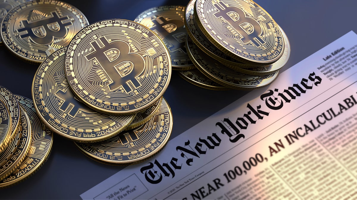 Si crees que bitcoin está cayendo quizás no estás viendo bien, dice el New York Times