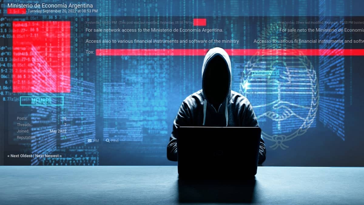 Hacker afirma tener información confidencial de ministerio de Argentina y la vende