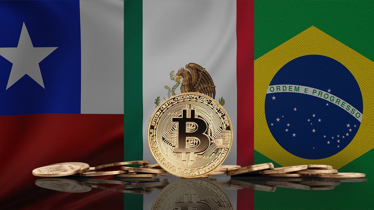 A pesar de la caída del mercado, confianza en bitcoin se reforzó en México, Chile y Brasil