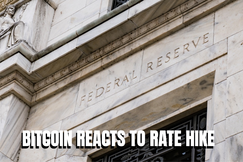 Bitcoin reacciona al aumento de la tasa de la Fed de 75 puntos básicos