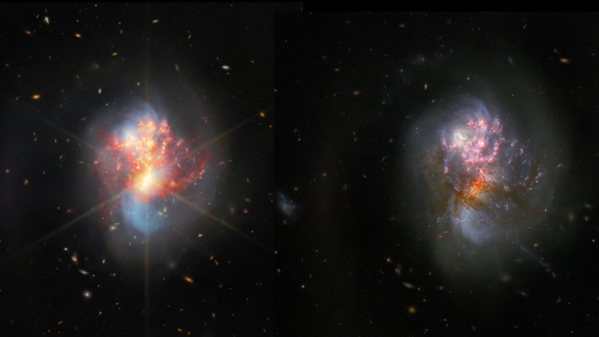 Encuentra las diferencias en esta galaxia fotografiada por el Hubble y el Webb