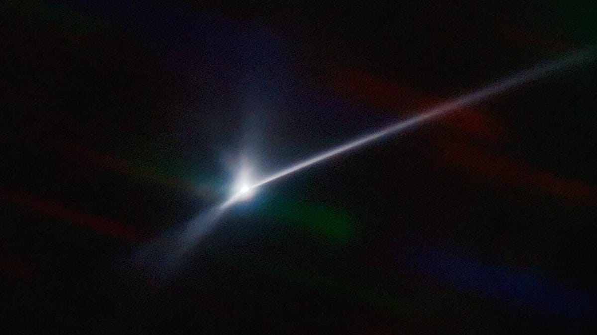 Fotografían la enorme estela que dejó la misión DART de la NASA