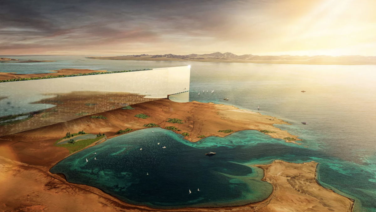 La ciudad lineal más faraónica de Arabia Saudí ha comenzado