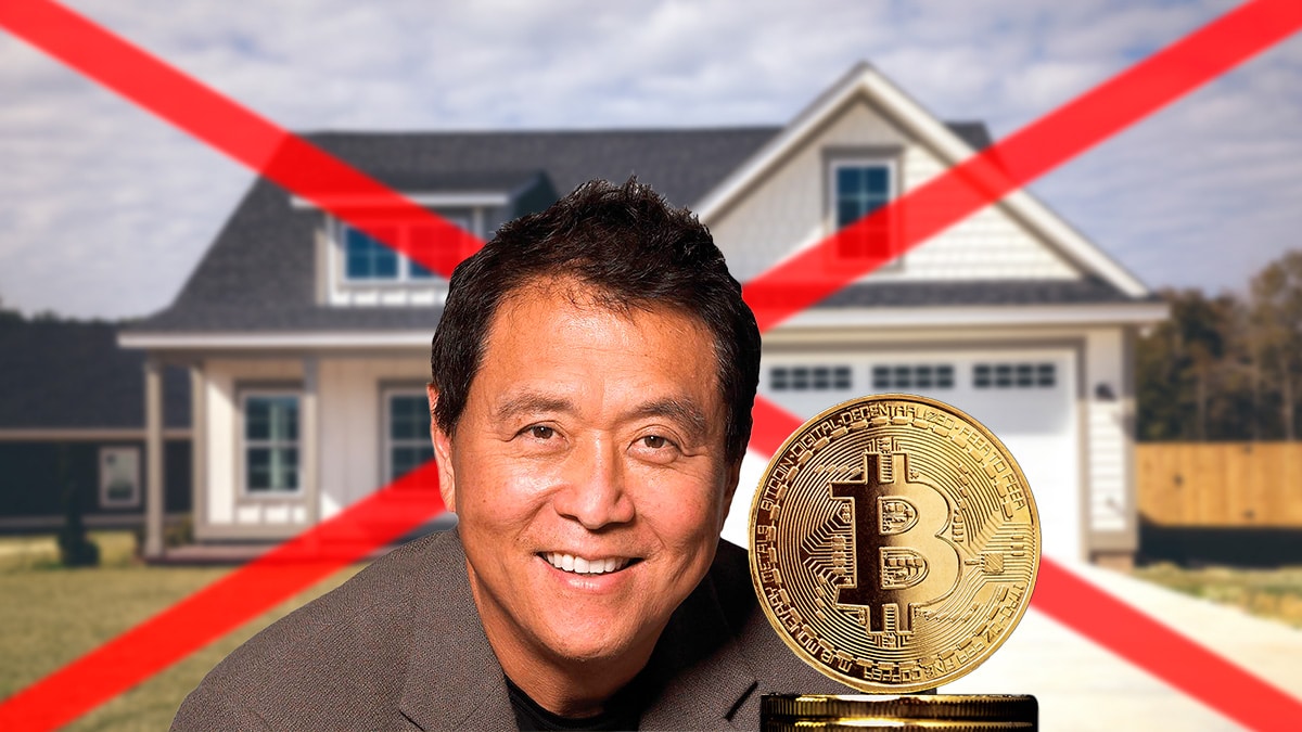 Para Kiyosaki, una casa ya no es buena inversión y recomienda Bitcoin
