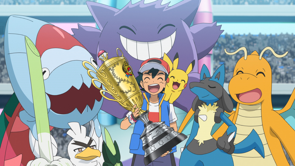 Ash por fin se convirtió en el mejor entrenador Pokémon del mundo