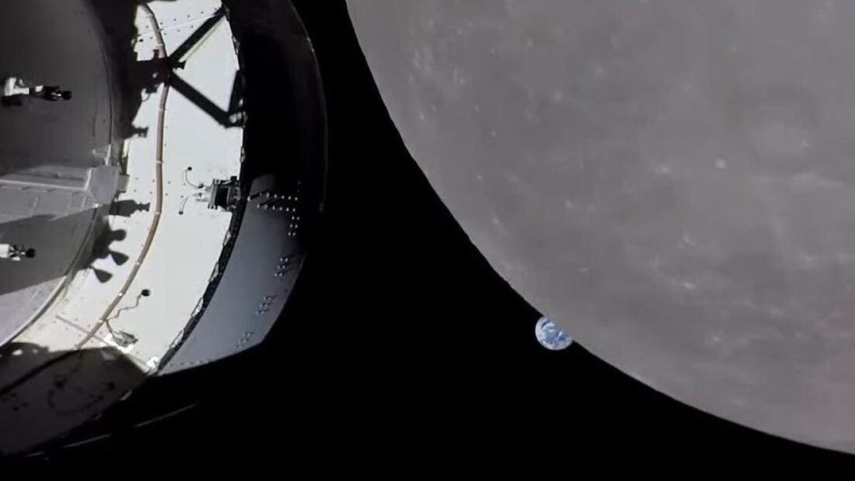 la nave Orion completa su paso más cercano por la Luna
