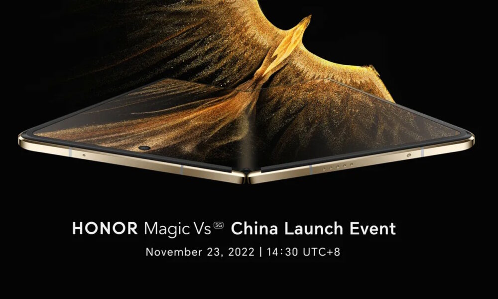 El smartphone plegable Honor Magic Vs será presentado el 23 de noviembre