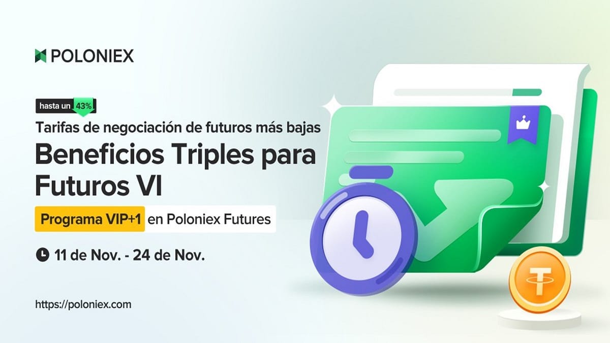 Poloniex lanza las tarifas de trading de futuros más bajas de la industria
