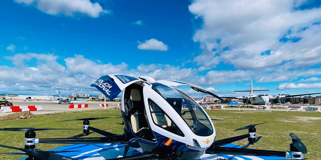 El coche volador autónomo con el que la Policía española se ha adelantado a toda Europa