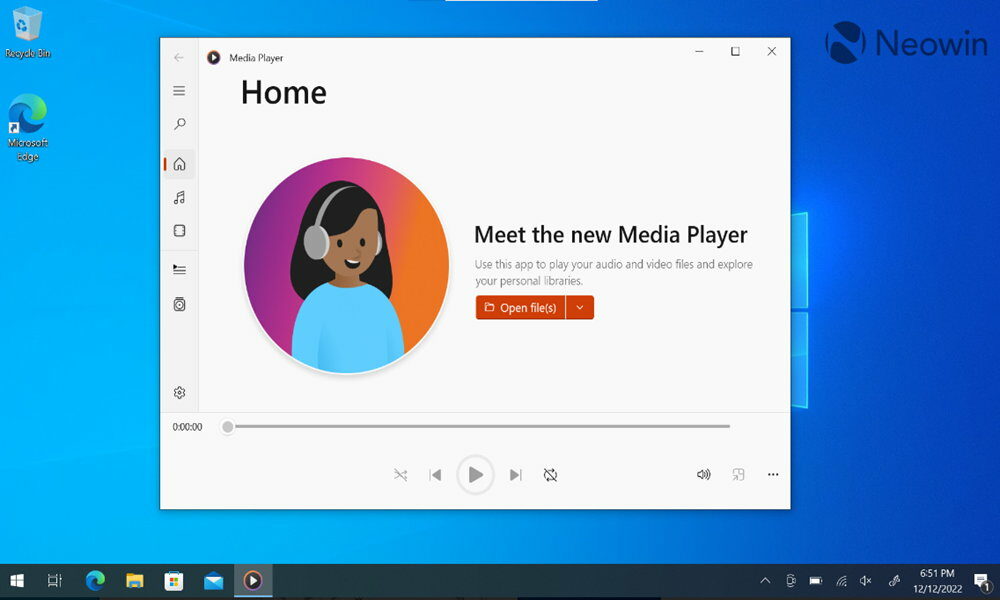 El nuevo Media Player para Windows 10, ya se puede probar
