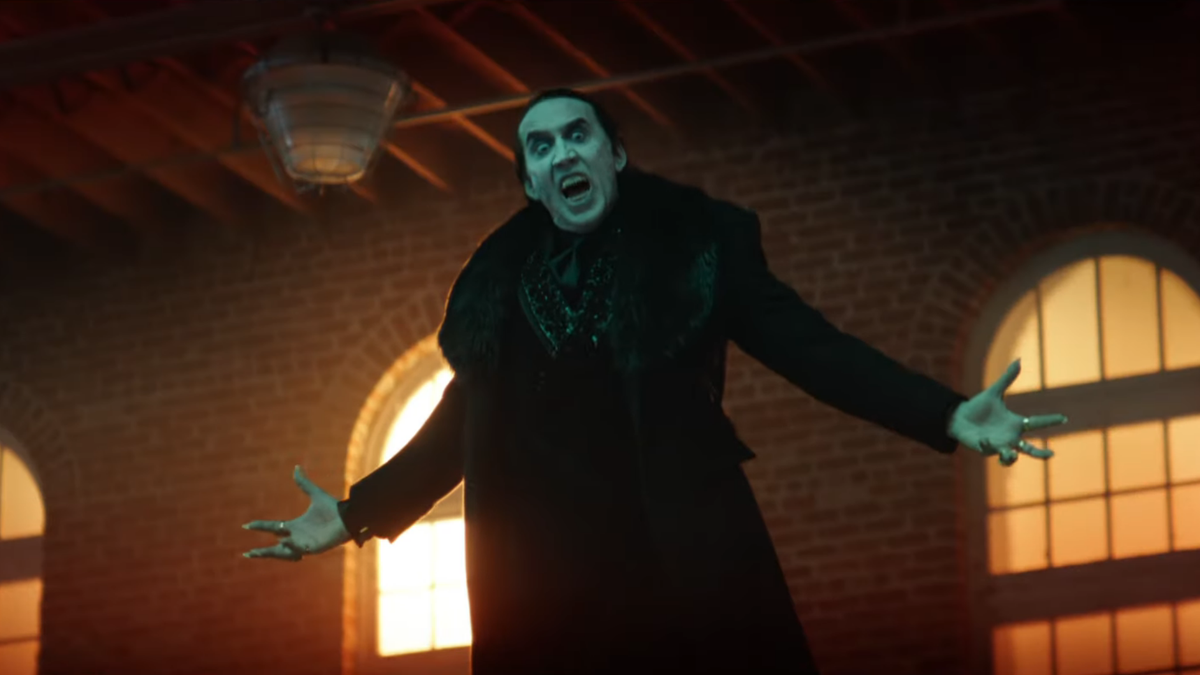 Tráiler Renfield Nicolas Cage es Drácula en la absurda película
