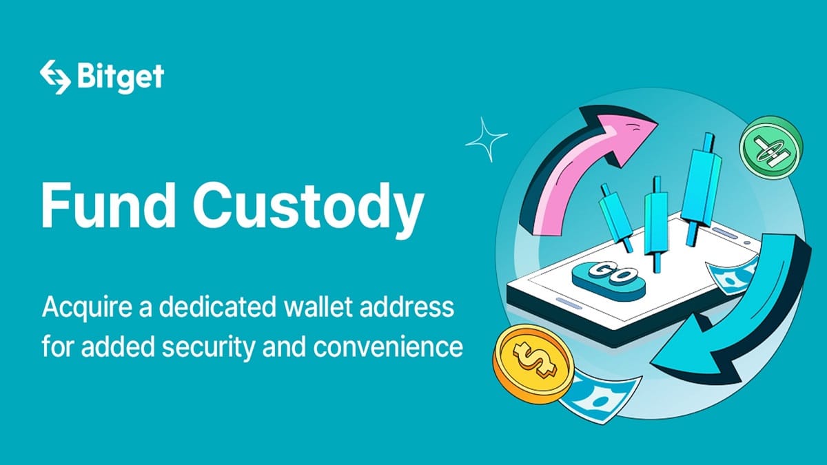 Cripto exchange Bitget lanza servicio de custodia de fondos con billetera dedicada