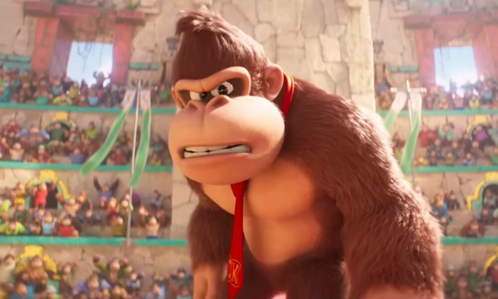 La película» muestra a Seth Rogen como la voz de Donkey Kong