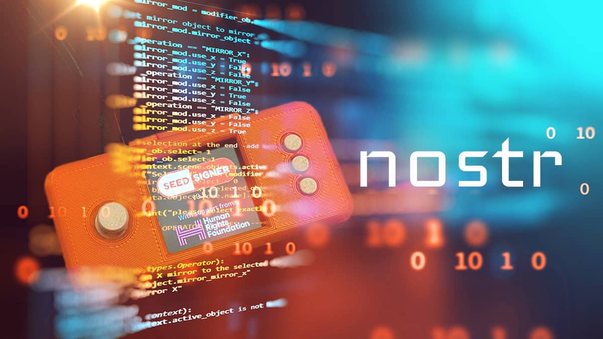 Una app permite postear en Nostr desde una hardware wallet de Bitcoin
