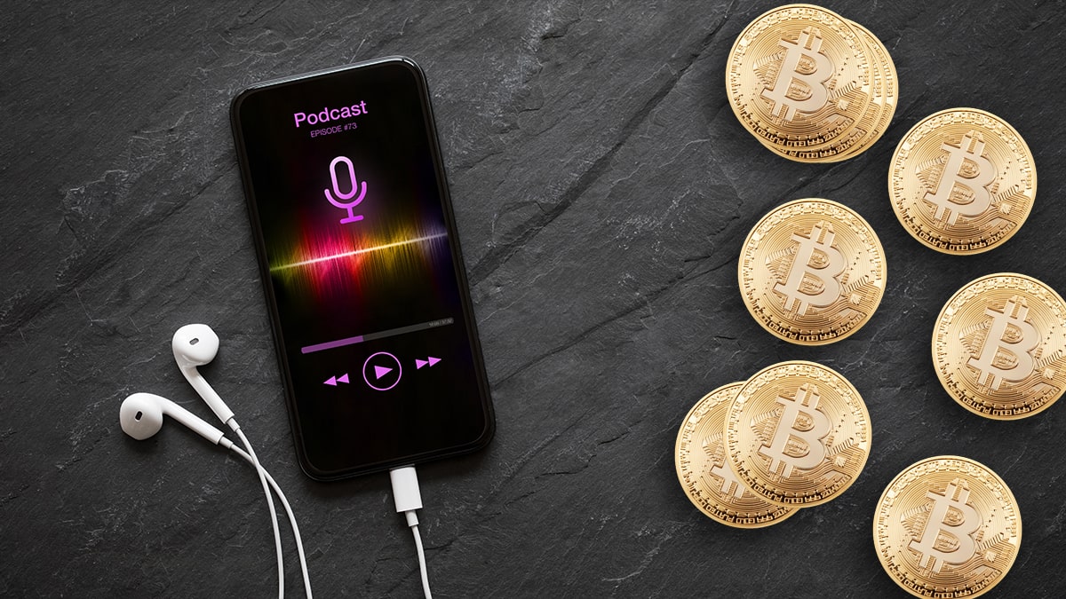 Gana bitcoins mientras escuchas el podcast de tu preferencia
