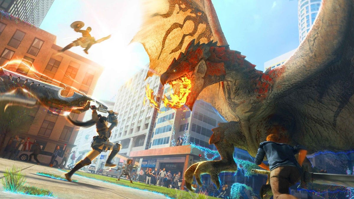 así es Monster Hunter Now